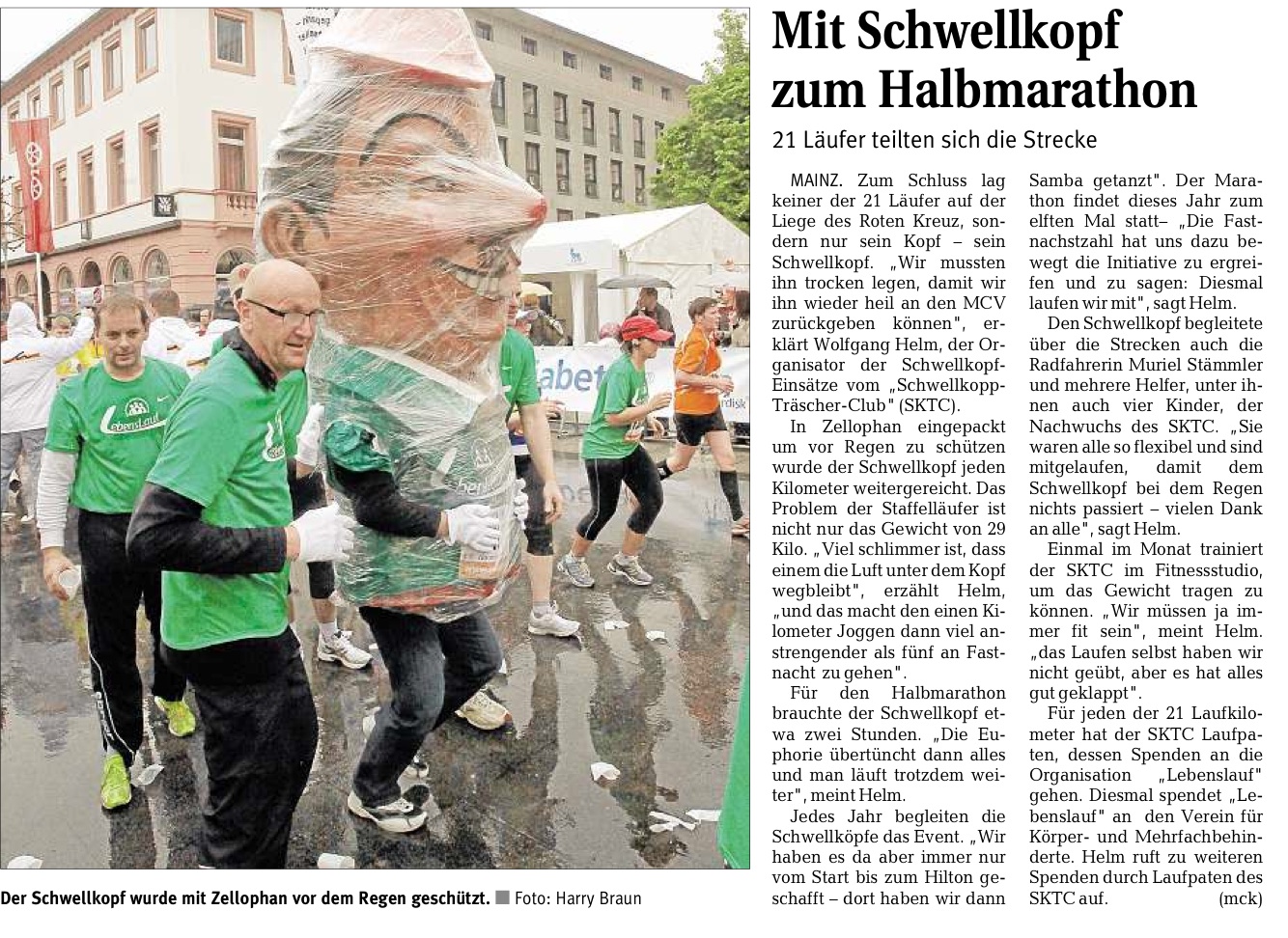 Mit Schwellkopp zum Halbmarathon