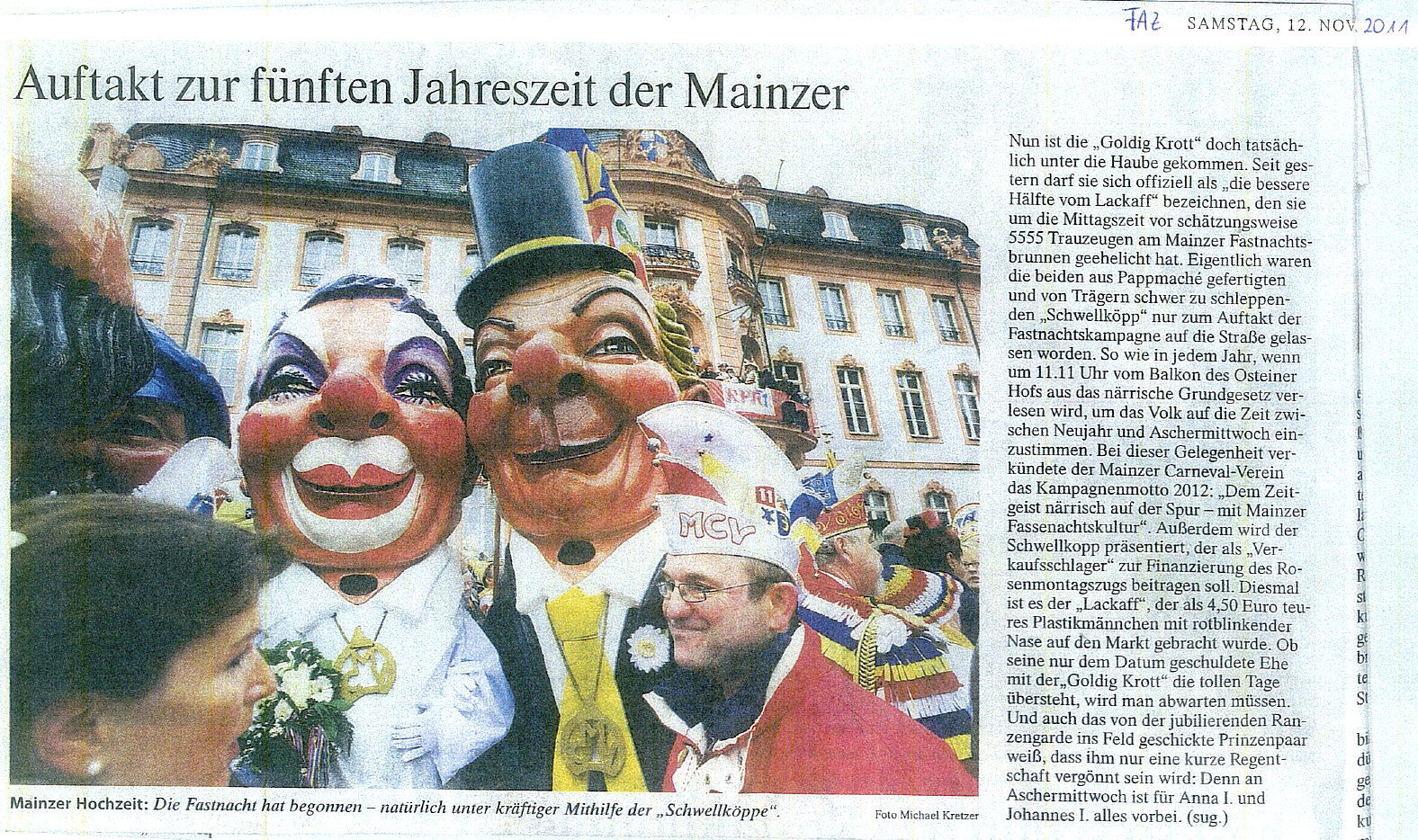 FAZ vom 12.11.2011